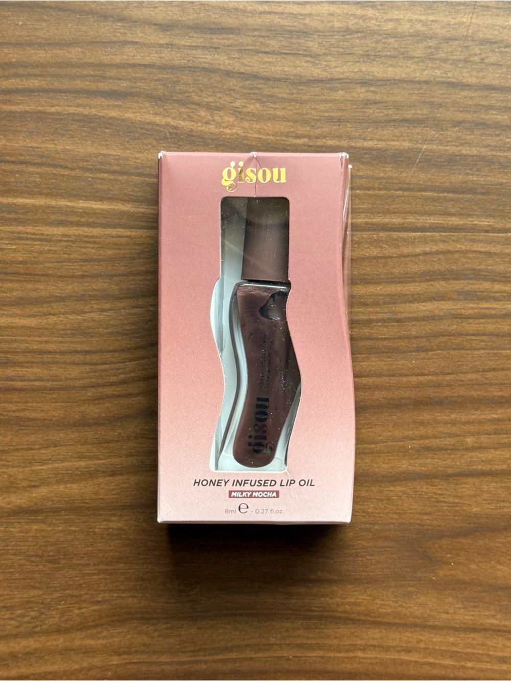 gisou milky mocha honey infused lip oil